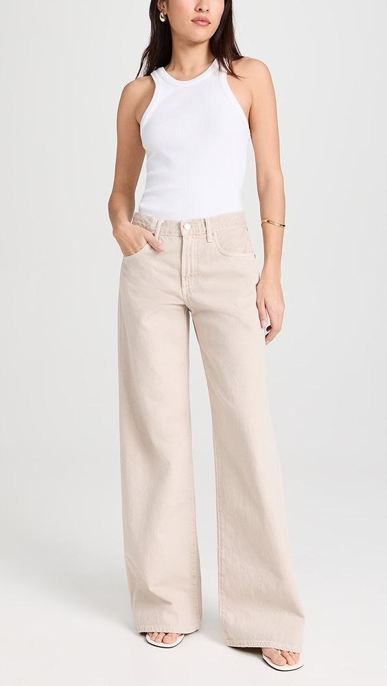 AGOLDE Clara Low Rise Baggy Flare Jeans | Shopbop Product Image