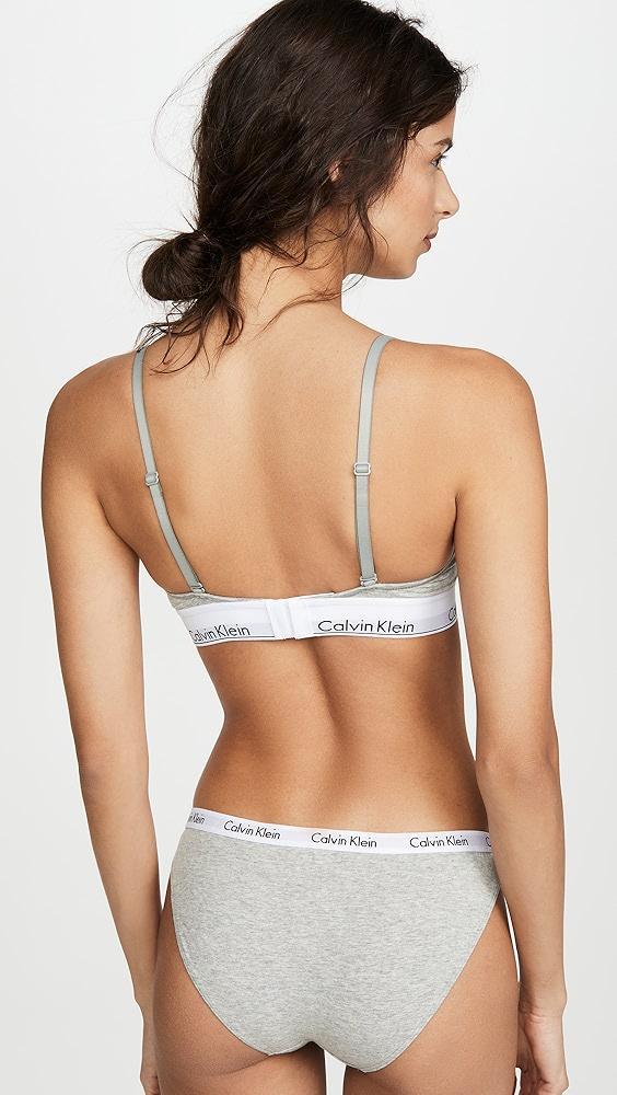 Calvin Klein Underwear Modern Cotton Lightly Lined Triangle Bralette | Shopbop Product Image