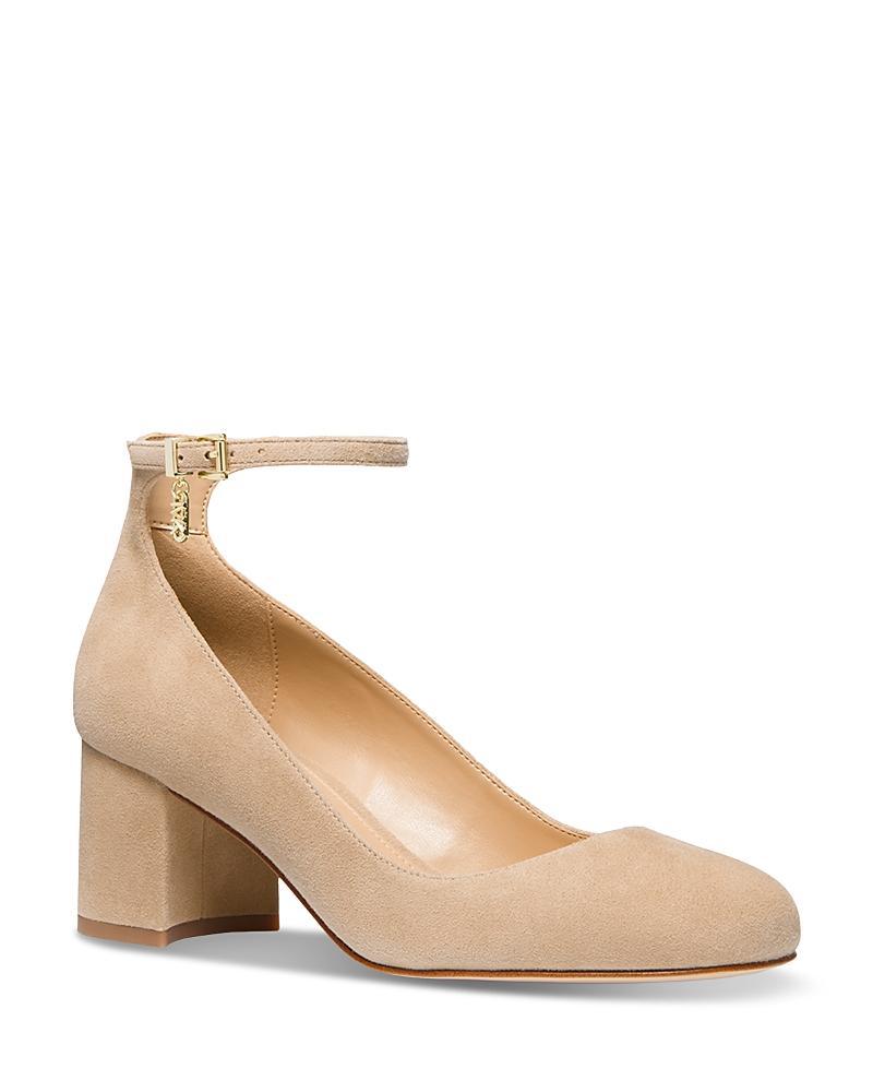 Womens Perla Suede Block Heels Product Image