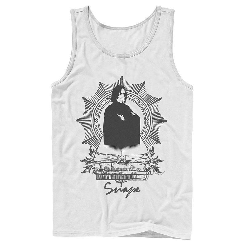 Mens Harry Potter Snape Books Portrait Graphic Tank Top Product Image