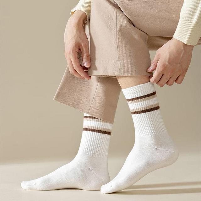 Striped Crew Socks Product Image