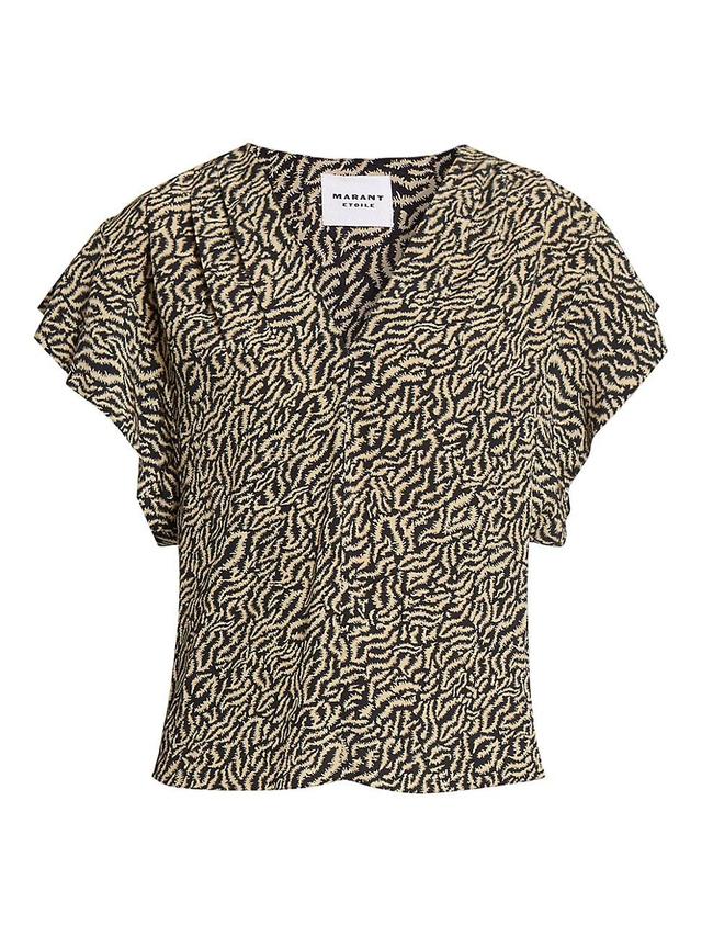 Womens Delocia Printed Top Product Image