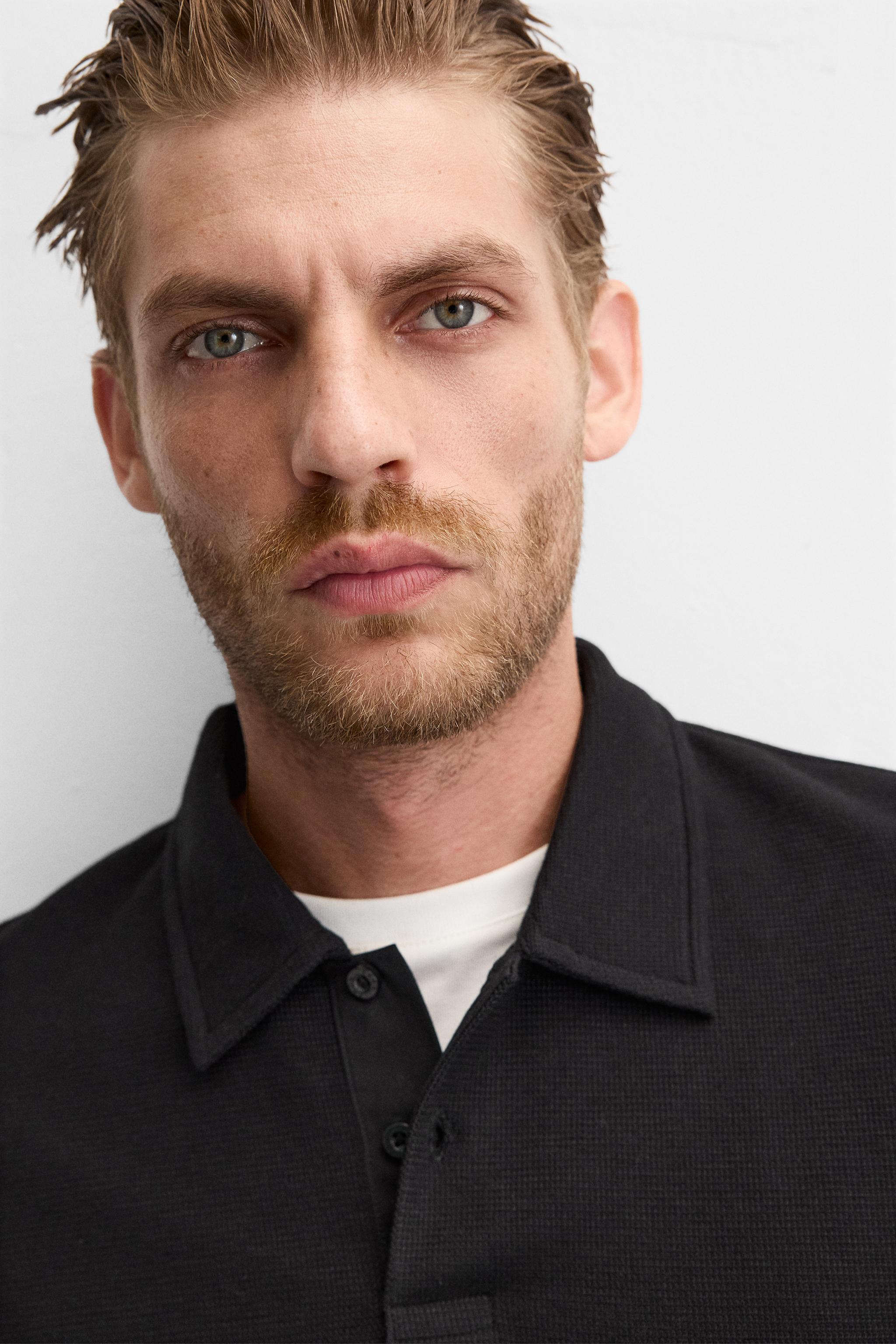 TEXTURED POLO Product Image