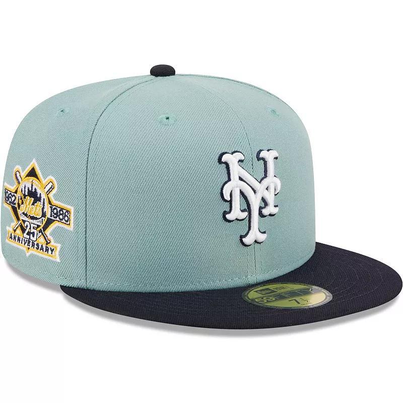 Mens New Era /Navy New York Mets Beach Kiss 59FIFTY Fitted Hat Product Image