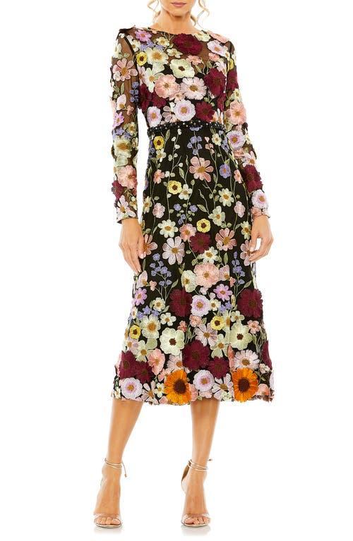 Womens Mac Floral Embroidered Midi-Dress Product Image