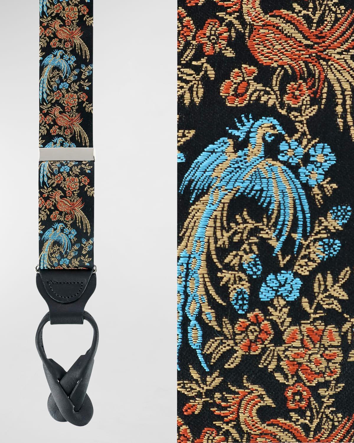 Trafalgar Bird of Prosperity Silk Suspenders Product Image