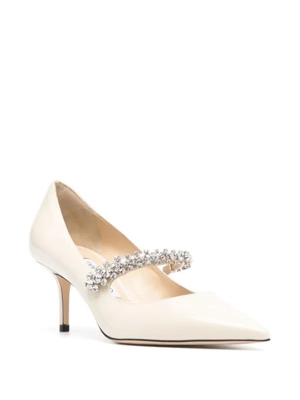 JIMMY CHOO Swarovski Decollete Shoes In Beige Product Image