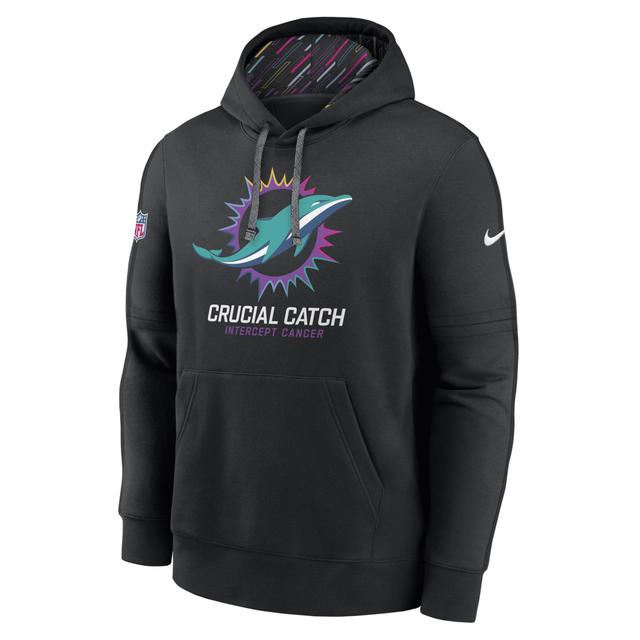 Miami Dolphins Crucial Catch Club Nike Men's NFL Pullover Hoodie Product Image