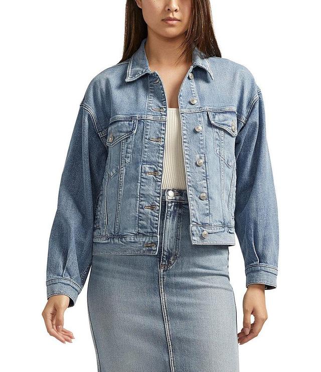 Silver Jeans Co. 90s Denim Trucker Jacket Product Image