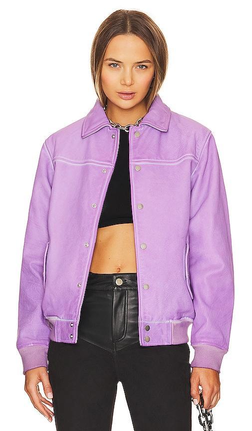 Coach Leather Overdye Jacket Product Image