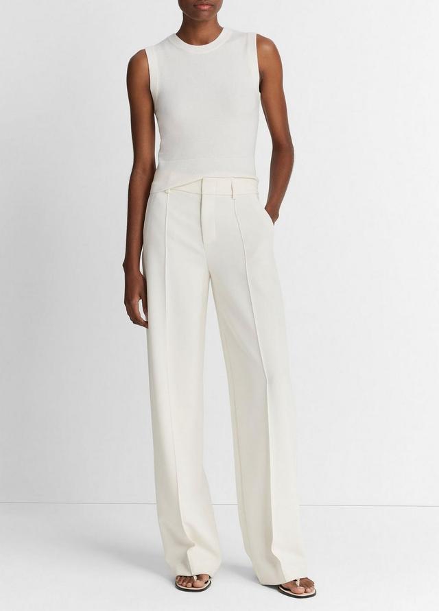 Pintuck Wide-Leg Pant Product Image