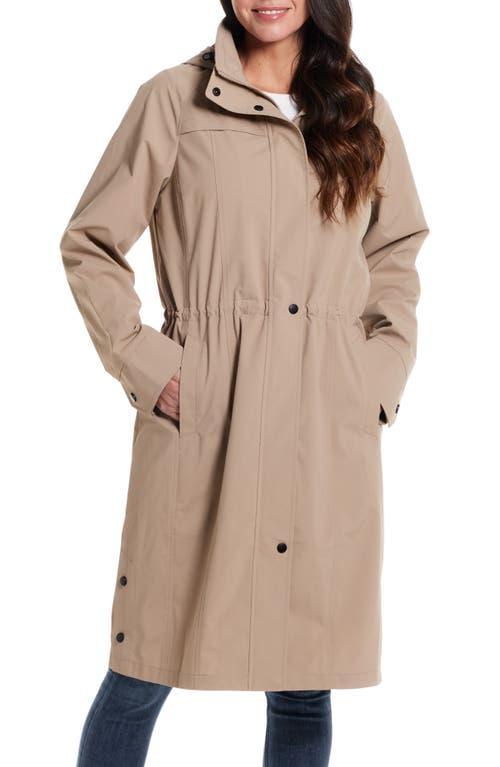 Gallery Water Resistant Raincoat with Removable Hood Product Image