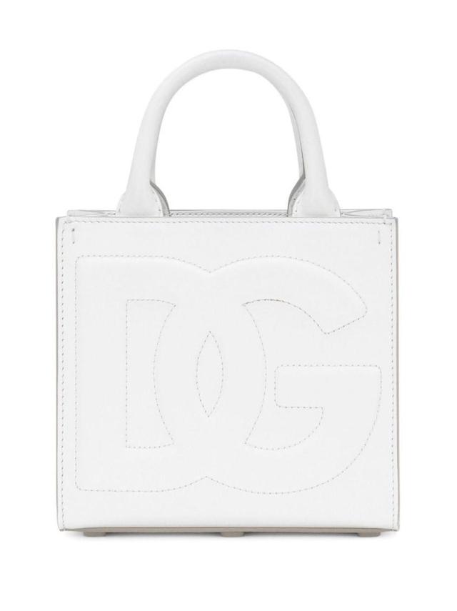 DOLCE & GABBANA White Daily Tote Bag Product Image