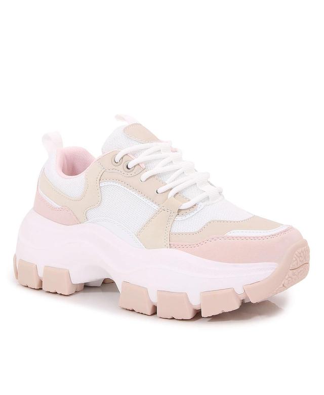 Berness Womens Damian03 Platform Sneaker Product Image