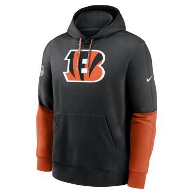 Cincinnati Bengals Sideline Team Issue Club Men's Nike NFL Pullover Hoodie Product Image