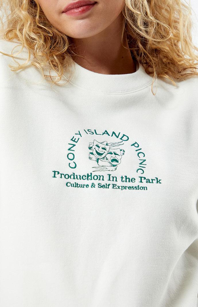 Coney Island Picnic Women's Theater Crew Neck Sweatshirt Product Image