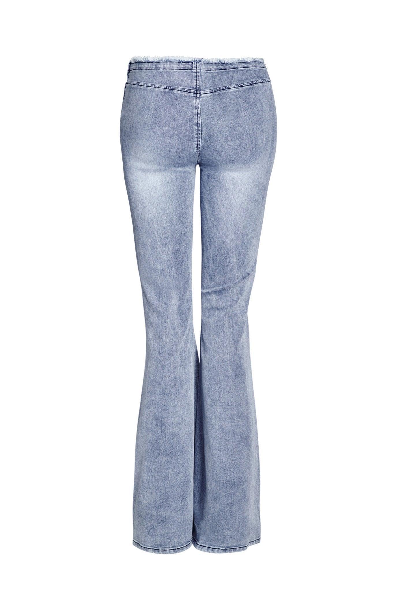 NEAVAH DENIM PANT - BLUE DENIM : LIGHT BLUE Product Image