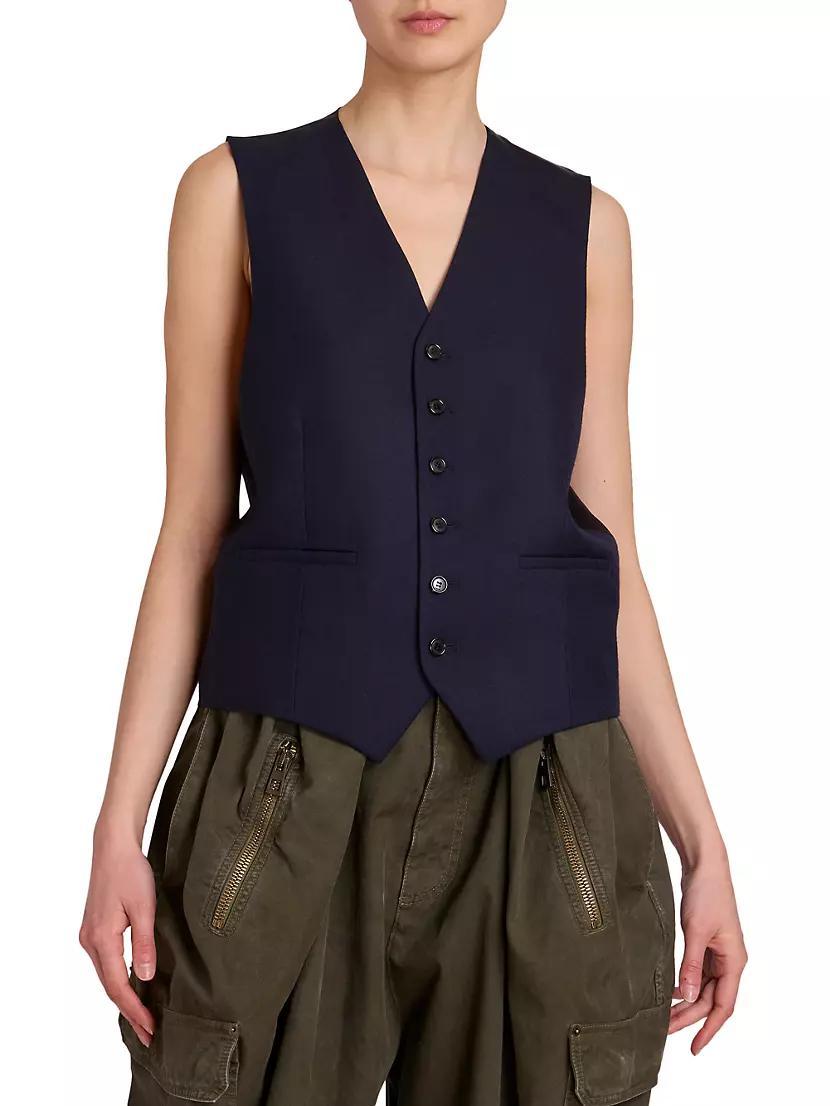 Wool-Blend Vest Product Image