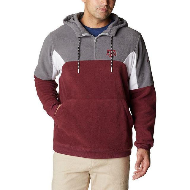 Mens Columbia Maroon Texas A&M Aggies Lodge Quarter-Zip Pullover Hoodie Product Image