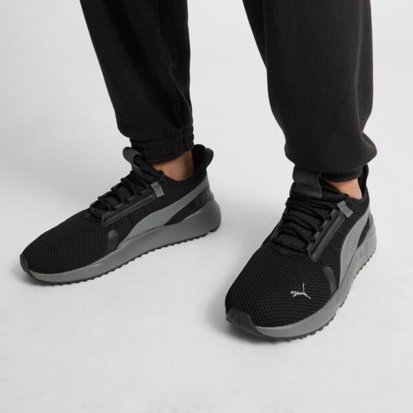 PUMA Pacer Street Men's Wide Sneakers in Black/Cool Dark Grey Product Image