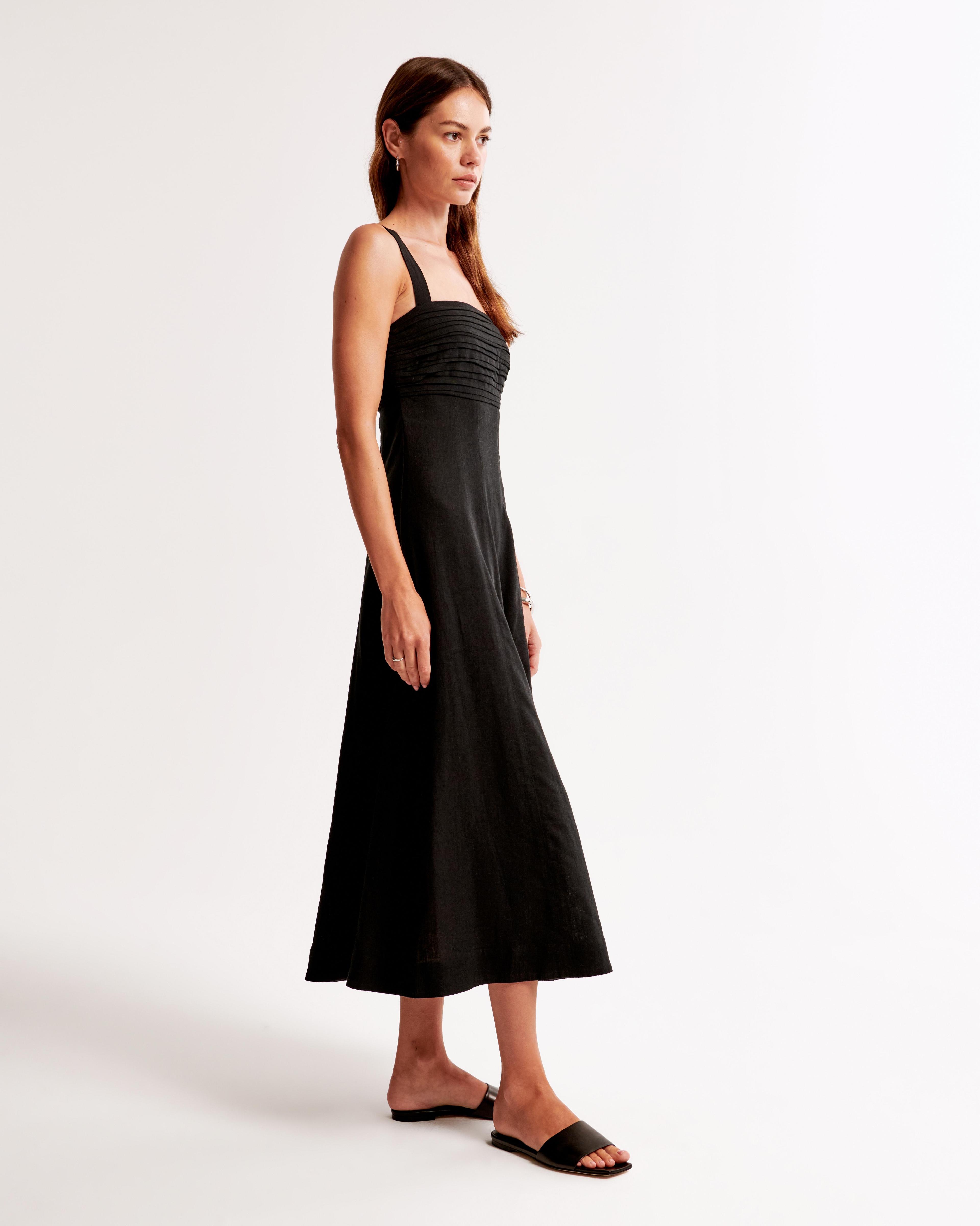 The A&F Emerson Fit & Flare Midi Dress Product Image