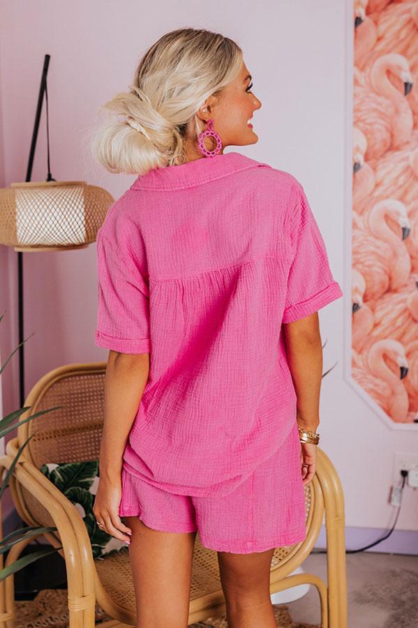 Coastal Bliss Top In Pink Product Image