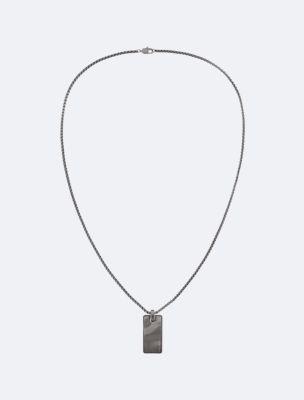 Organic Rectangle Shape Pendant Necklace Product Image