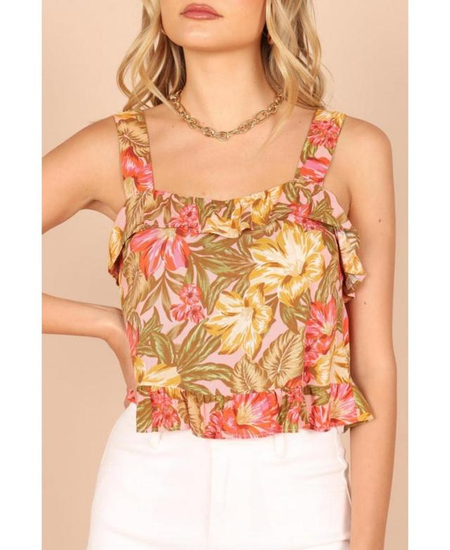 Petal and Pup Womens Pissaro Frill Cropped Top Product Image