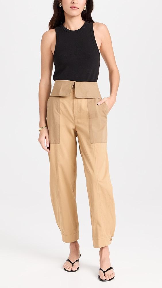 FRAME Foldover Trousers | Shopbop Product Image