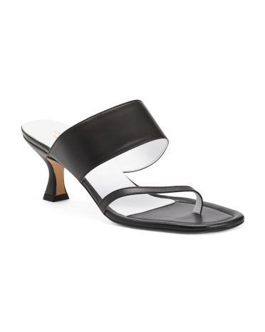 Leather Carlota Heeled Sandals for Women Product Image