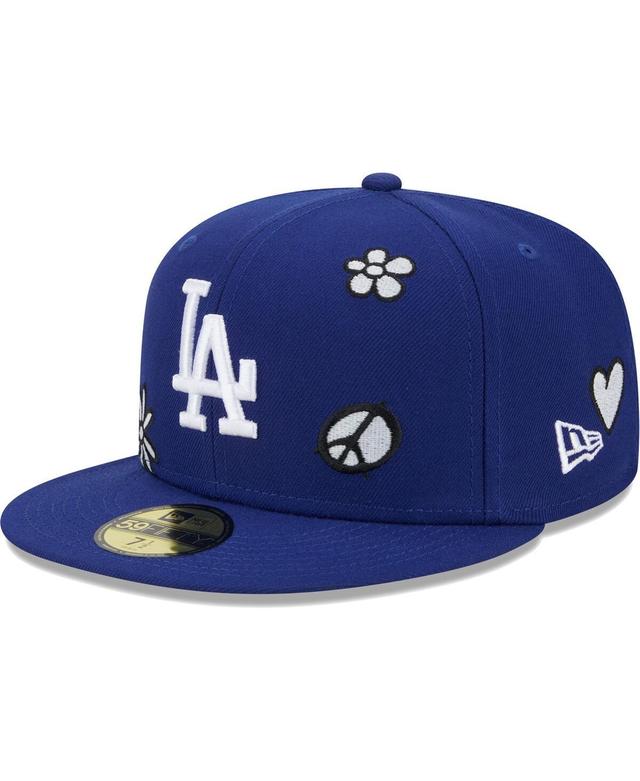 Mens New Era Royal Los Angeles Dodgers Sunlight Pop 59FIFTY Fitted Hat Product Image