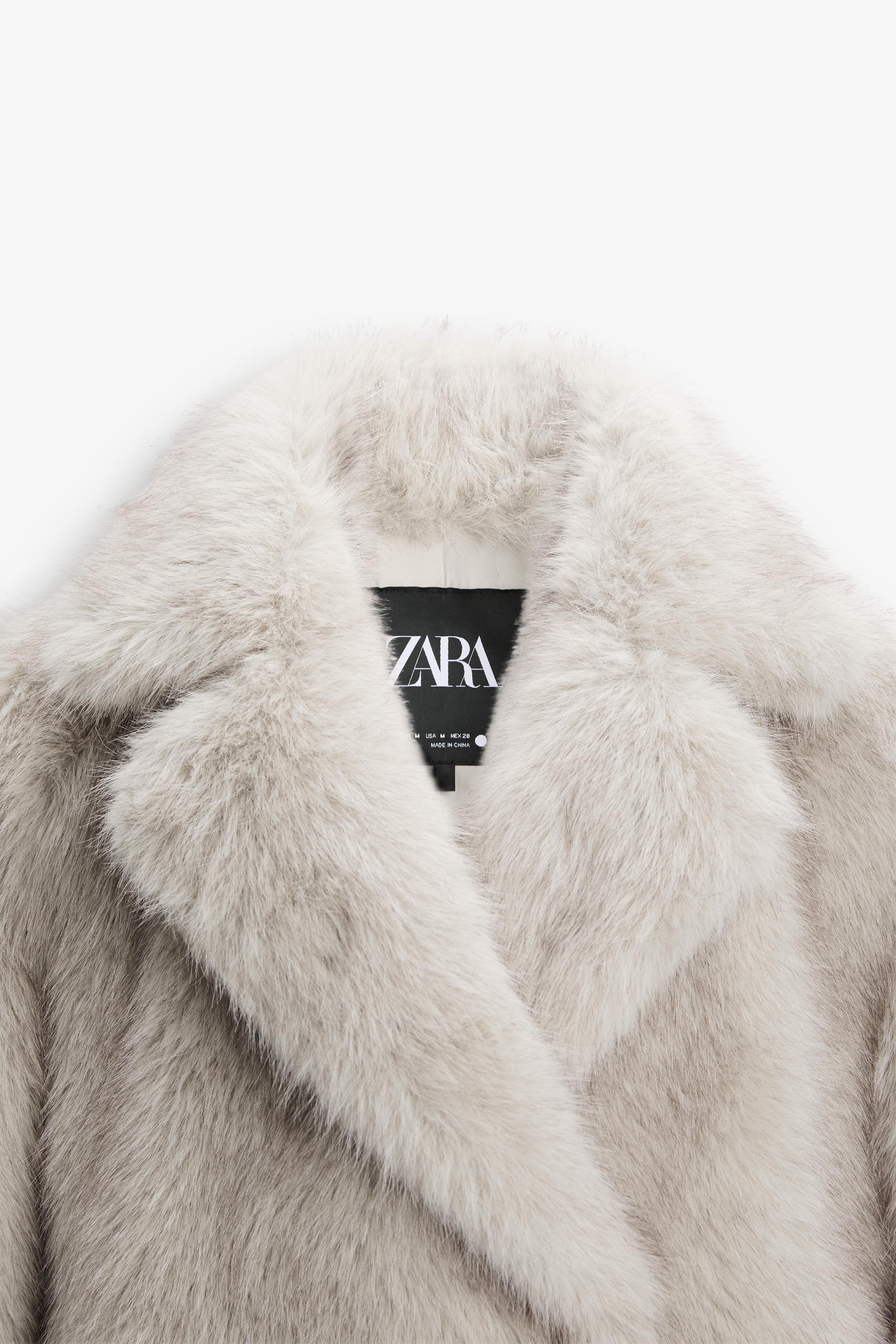 FAUX FUR JACKET ZW COLLECTION Product Image