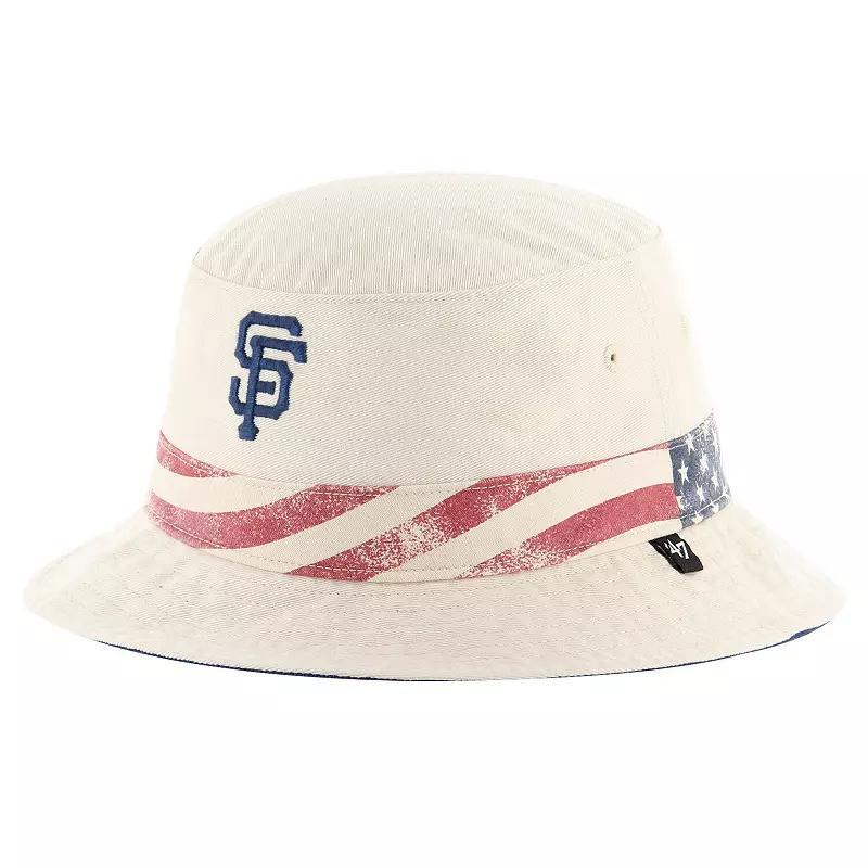 Mens 47 Khaki San Francisco Giants Glory Daze Bucket Hat Product Image