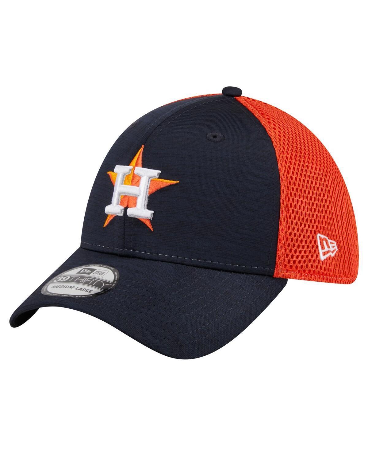 Mens New Era Houston Astros Neo 39THIRTY Flex Hat Blue Product Image