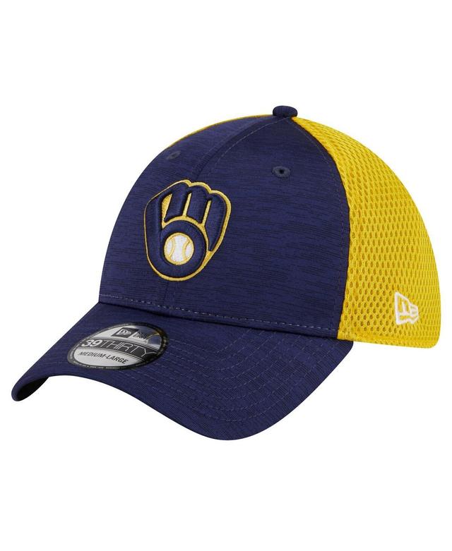 Mens New Era Navy Milwaukee Brewers Neo 39THIRTY Flex Hat Product Image