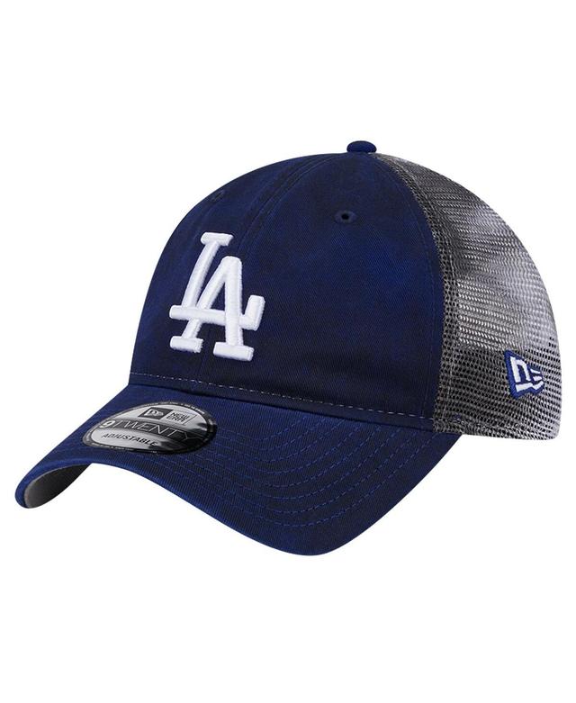 New Era Mens Royal Los Angeles Dodgers Team Slick Trucker 9TWENTY Adjustable Hat Product Image