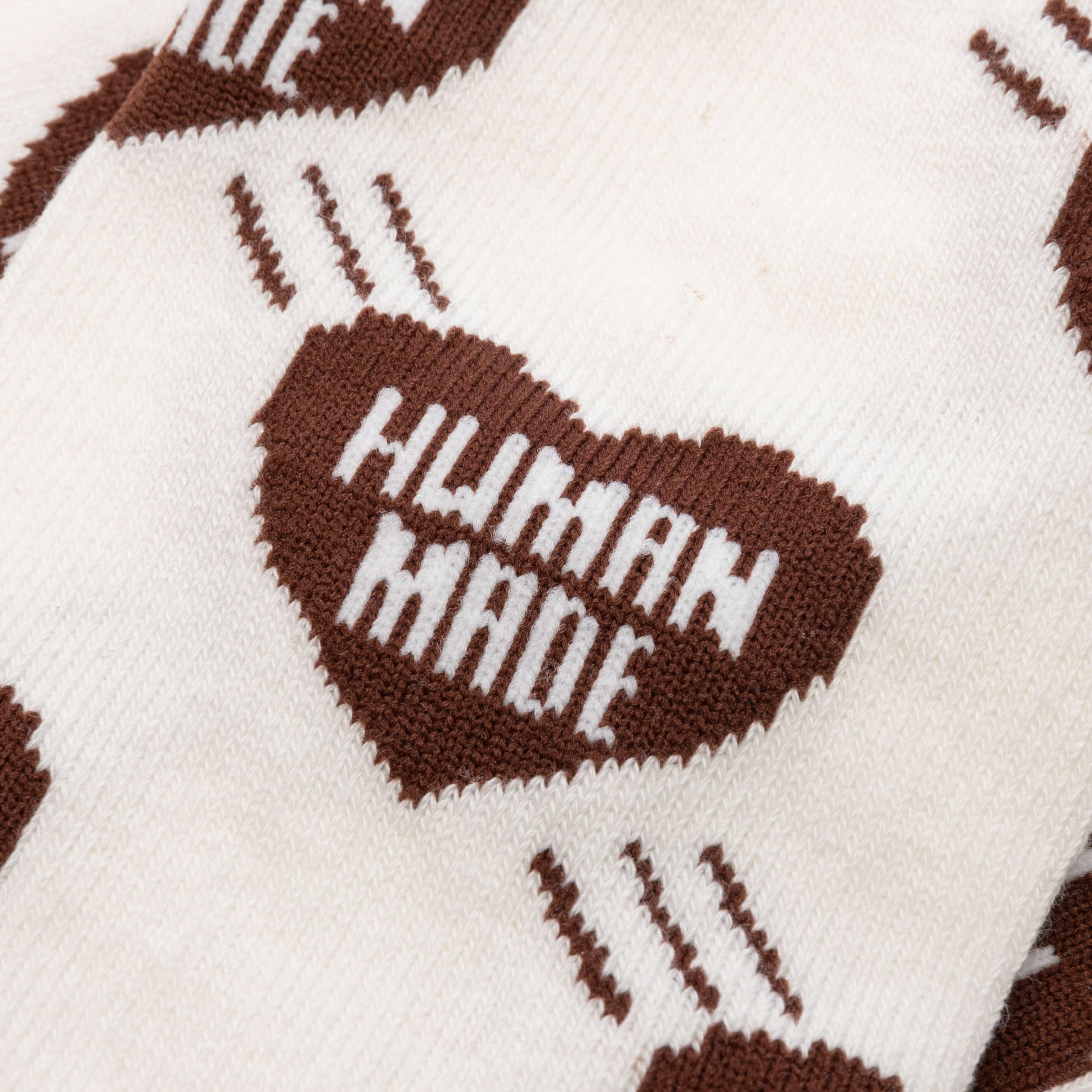 Heart Socks - Brown Male Product Image