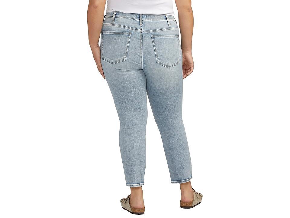 Silver Jeans Co. Plus Size Most Wanted Mid-Rise Ankle Jeans W63424ECF139 (Indigo) Women's Jeans Product Image