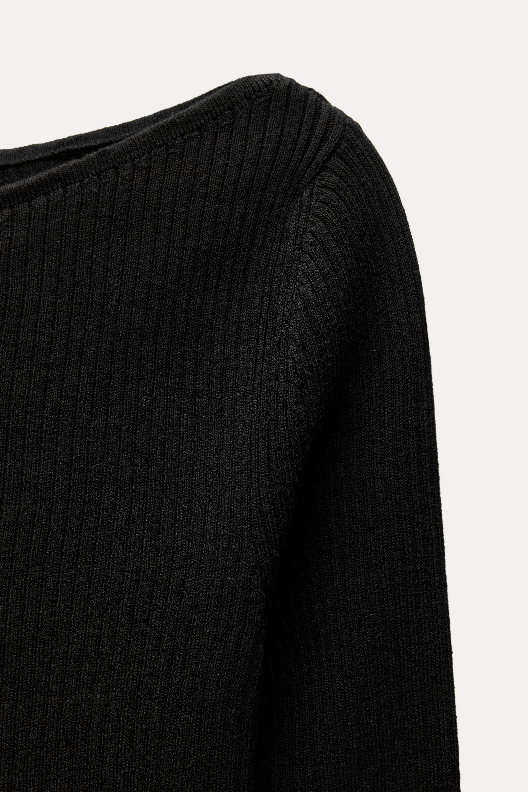 RIBBED KNIT SWEATER Product Image