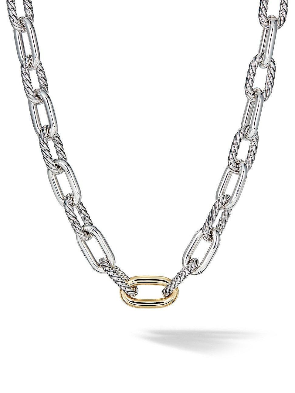 Womens DY Madison Chain Necklace with 18K Yellow Gold Product Image