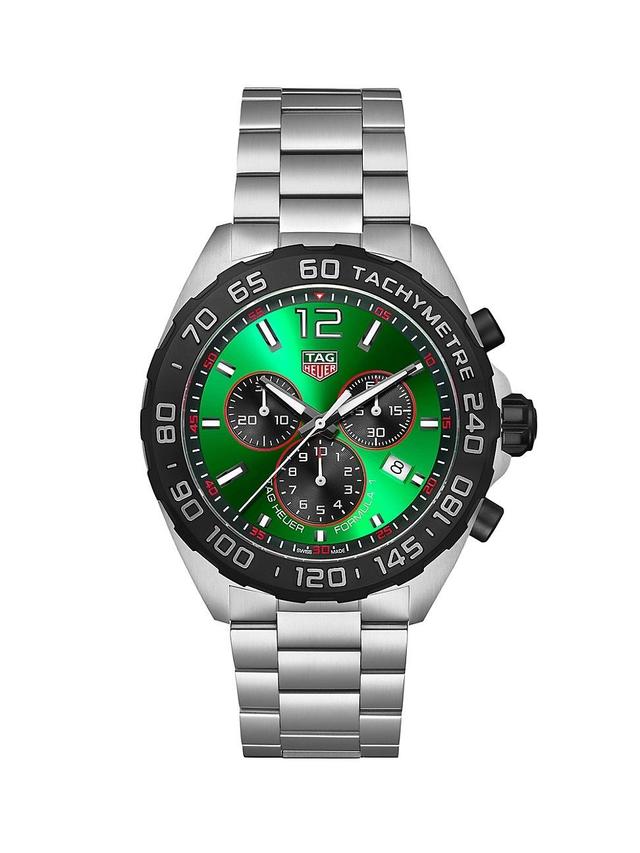 Mens Formula One Stainless Steel Chronograph Watch/43MM Product Image