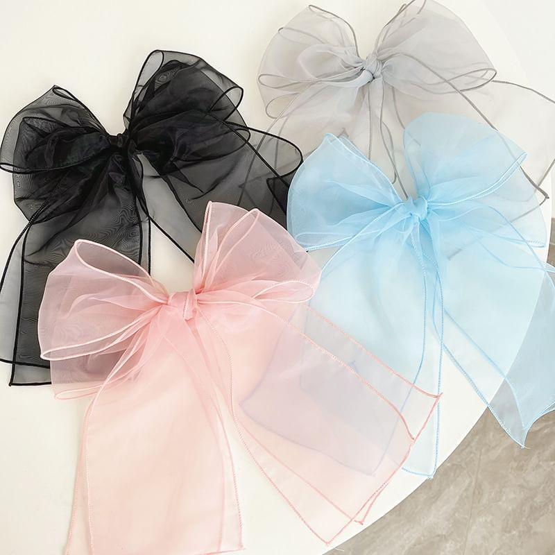 Bow Organza Hair Clip Product Image