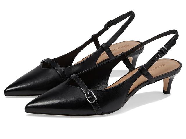 Womens Marietta Leather Kitten Heel Pumps Product Image