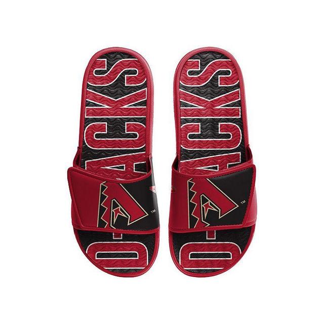 Mens FOCO Arizona Diamondbacks Logo Gel Slide Sandals Product Image