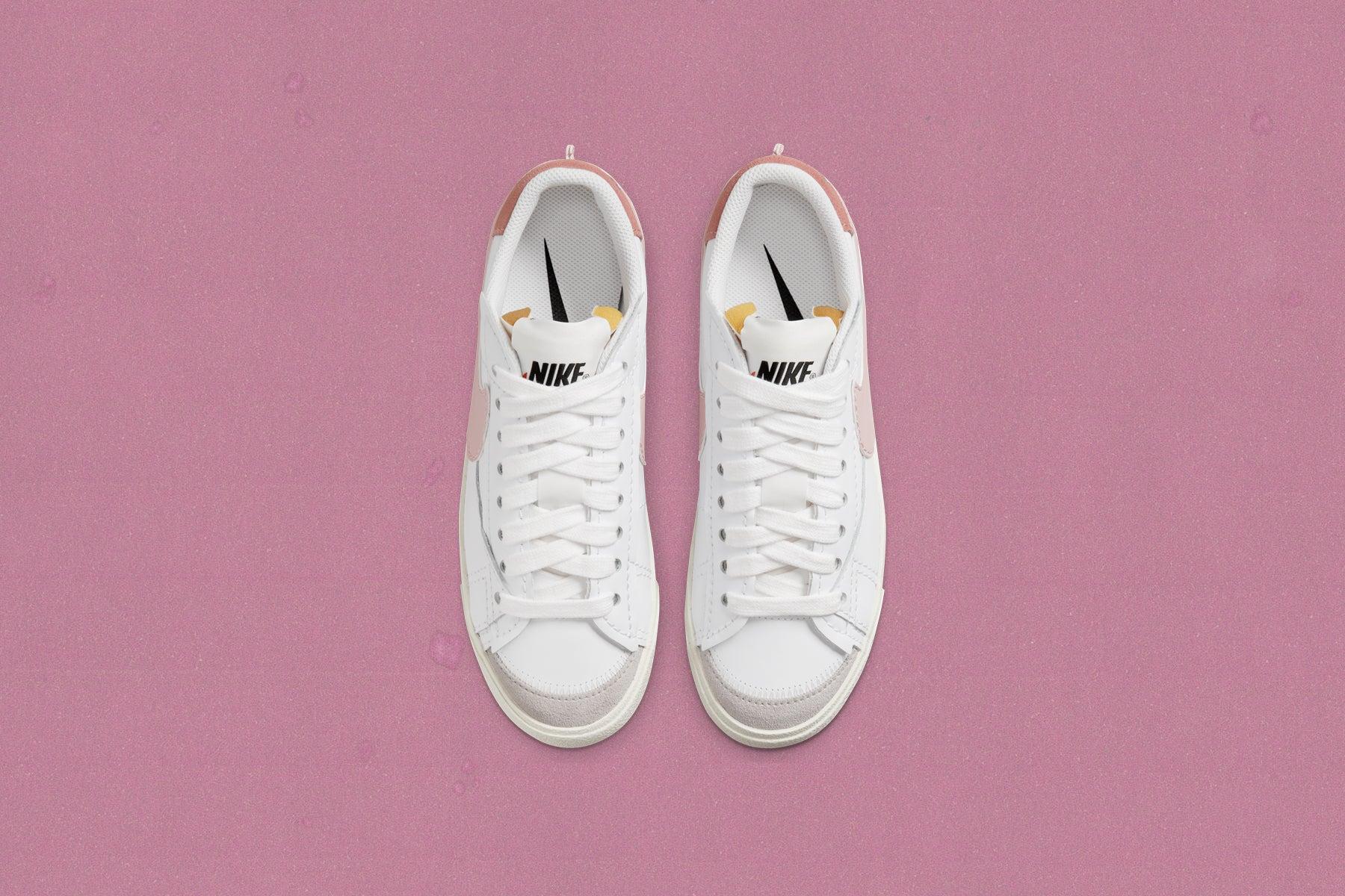 Women's Blazer Low '77 Jumbo - White/Pink Oxford/Rose Whisper Female Product Image