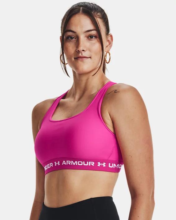 Women's Armour® Mid Crossback Sports Bra Product Image