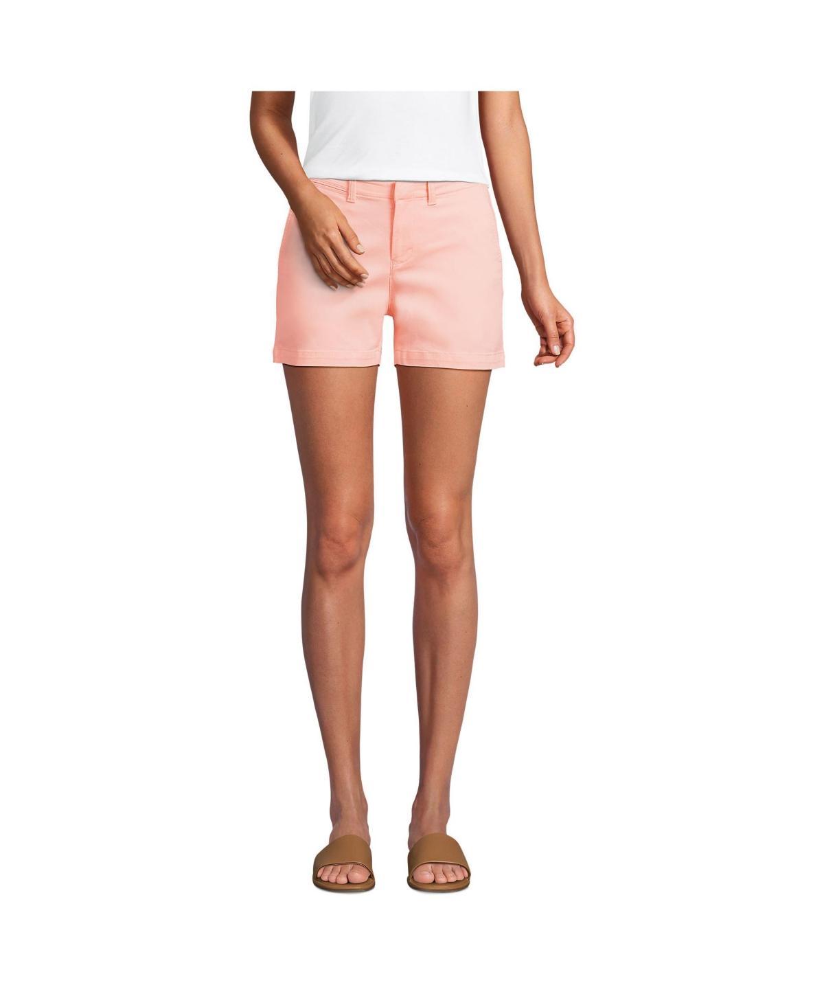 Lands End Womens Classic 5 Chino Shorts Product Image