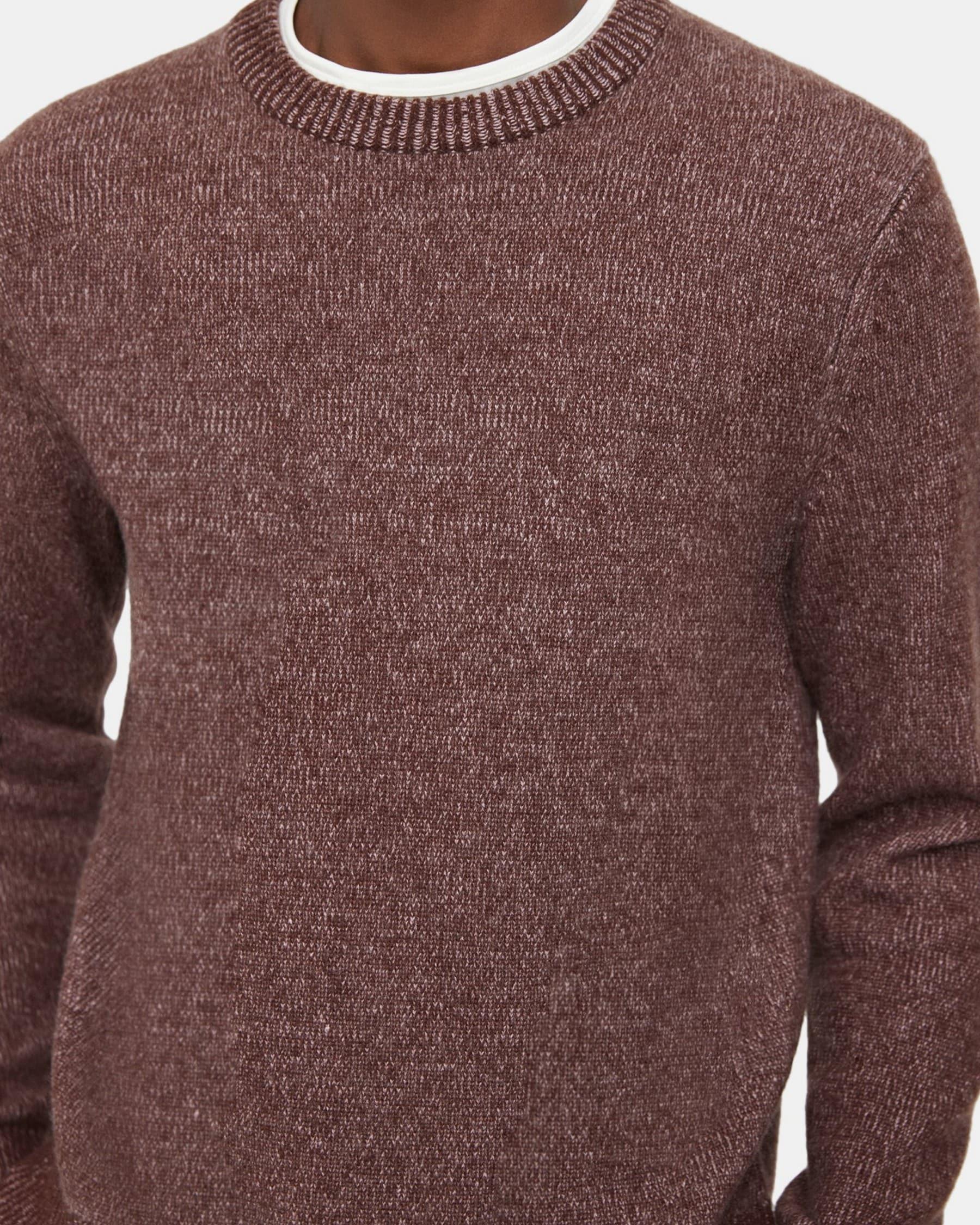 Crewneck Sweater in Wool-Cashmere Product Image