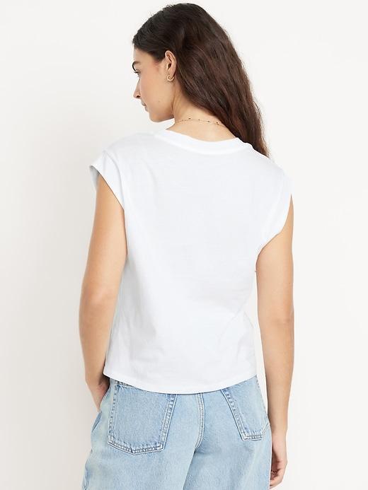 Sleeveless V-Neck Top Product Image