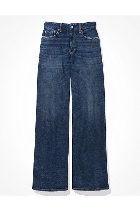 AE Curvy Super High-Waisted Baggy Wide-Leg Jean Women's Product Image